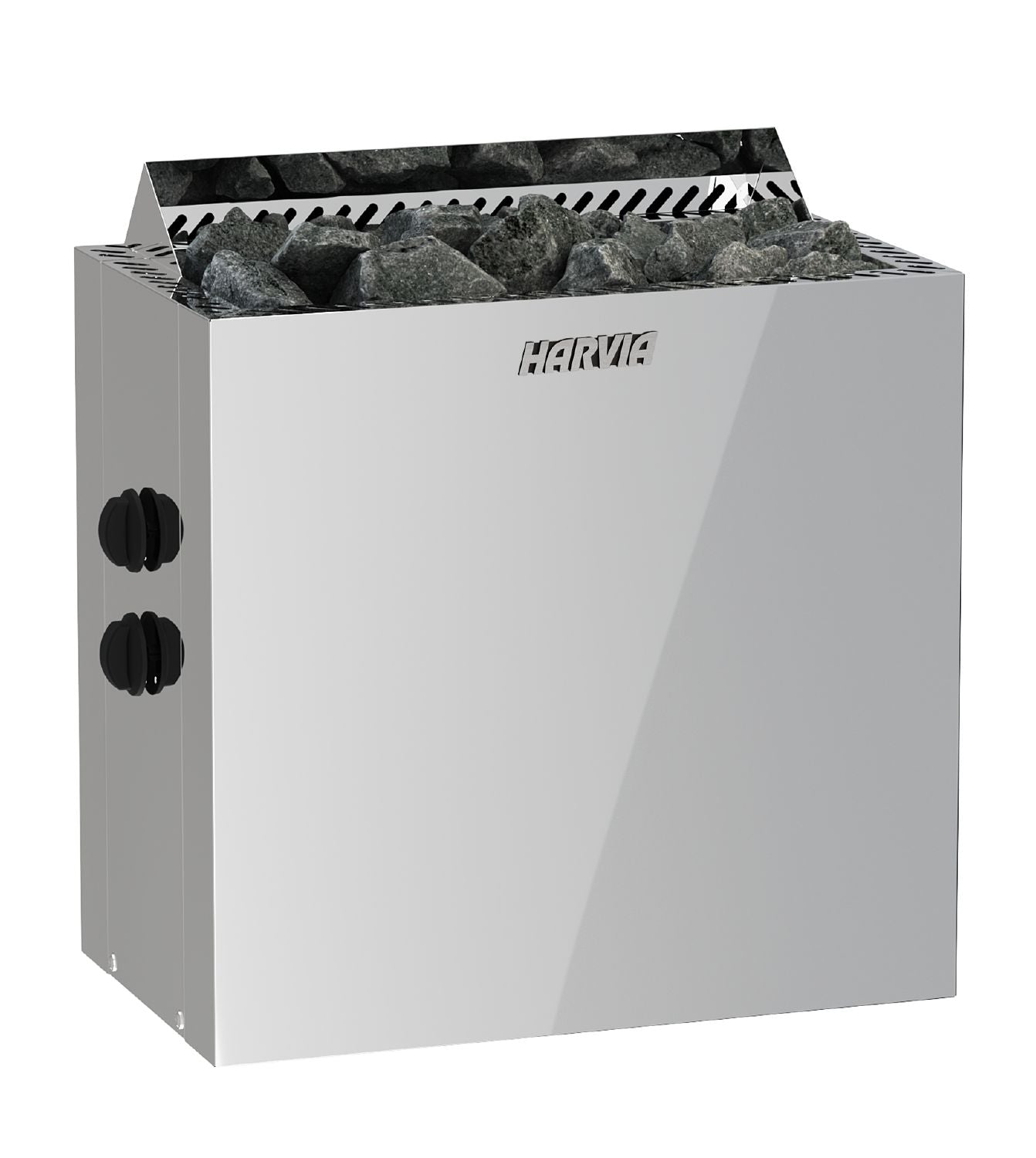Moderner Tiny4You Qubic BQ60 Saunaofen aus Stahl mit 6 kW Leistung für entspannte Saunaerlebnisse